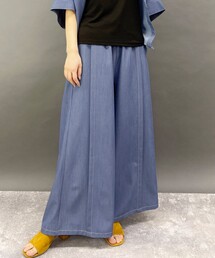 NICOLE white | 【セットアップ対応】テンセルデニムパンツ(その他パンツ)