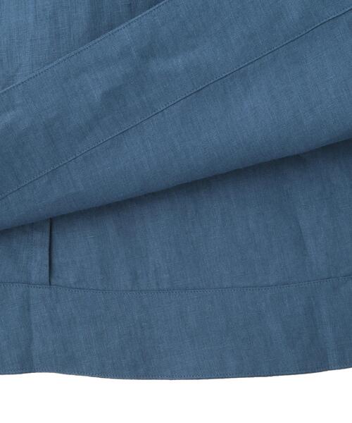 MARGARET HOWELL(マーガレットハウエル)の「LIGHTWEIGHT LINEN(ワンピース・レディース・ブルー/ブラック・1/2)」の7枚目の写真