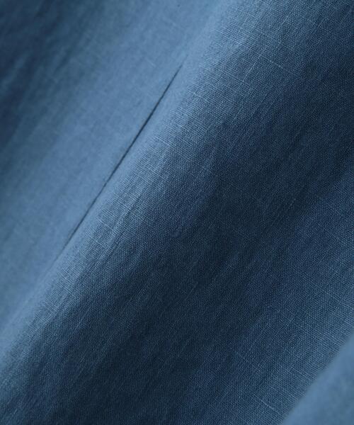 MARGARET HOWELL(マーガレットハウエル)の「LIGHTWEIGHT LINEN(ワンピース・レディース・ブルー/ブラック・1/2)」の8枚目の写真
