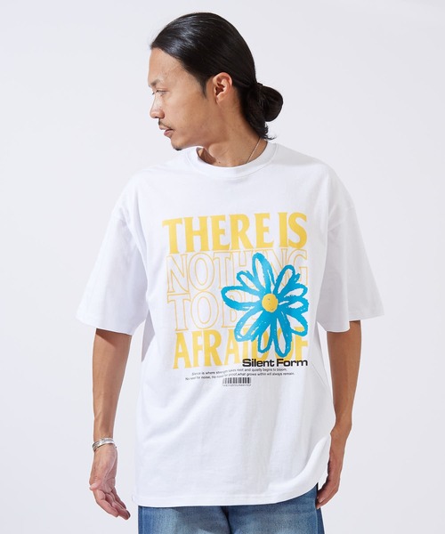 SIDEWAY STANCE(サイドウェイスタンス)の「【SIDEWAY STANCE】プリント 半袖Tシャツ(Tシャツ/カットソー・メンズ・アイボリー系/ブラック系2/カーキ系2/ホワイト系3/ブラック系4/ホワイト系5/レッド系5/ブラック/アイボリー/ホワイト系/ホワイト系1/ホワイト系2/アイボリー系3/グレー系4/ブラック系5/ブラック系6/ブラック系7/カーキ系7/ブラック系8/ブラック系/ホワイト系7/ホワイト系8/ダルブルー系8/ホワイト/ブラック系1/アイボリー系1/ブラック系3/ホワイト系4/ホワイト系6/グレー系6・SMALL/MEDIUM/LARGE/X-LARGE)」の3枚目の写真