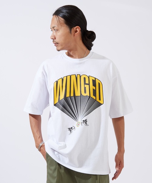SIDEWAY STANCE(サイドウェイスタンス)の「【SIDEWAY STANCE】プリント 半袖Tシャツ(Tシャツ/カットソー・メンズ・アイボリー系/ブラック系2/カーキ系2/ホワイト系3/ブラック系4/ホワイト系5/レッド系5/ブラック/アイボリー/ホワイト系/ホワイト系1/ホワイト系2/アイボリー系3/グレー系4/ブラック系5/ブラック系6/ブラック系7/カーキ系7/ブラック系8/ブラック系/ホワイト系7/ホワイト系8/ダルブルー系8/ホワイト/ブラック系1/アイボリー系1/ブラック系3/ホワイト系4/ホワイト系6/グレー系6・SMALL/MEDIUM/LARGE/X-LARGE)」の4枚目の写真