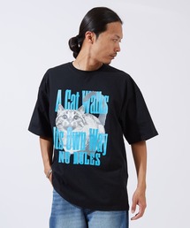 【SIDEWAY STANCE】プリント 半袖Tシャツ