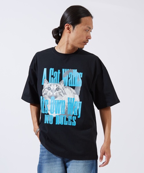 SIDEWAY STANCE(サイドウェイスタンス)の「【SIDEWAY STANCE】プリント 半袖Tシャツ(Tシャツ/カットソー・メンズ・アイボリー系/ブラック系2/カーキ系2/ホワイト系3/ブラック系4/ホワイト系5/レッド系5/ブラック/アイボリー/ホワイト系/ホワイト系1/ホワイト系2/アイボリー系3/グレー系4/ブラック系5/ブラック系6/ブラック系7/カーキ系7/ブラック系8/ブラック系/ホワイト系7/ホワイト系8/ダルブルー系8/ホワイト/ブラック系1/アイボリー系1/ブラック系3/ホワイト系4/ホワイト系6/グレー系6・SMALL/MEDIUM/LARGE/X-LARGE)」の12枚目の写真
