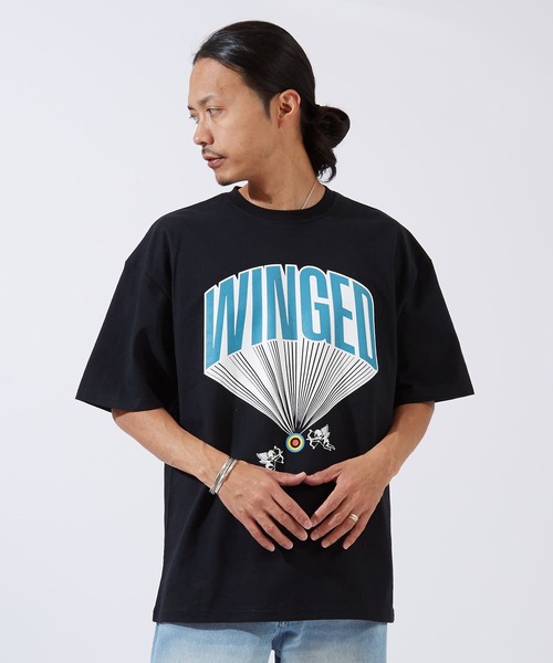 SIDEWAY STANCE(サイドウェイスタンス)の「【SIDEWAY STANCE】プリント 半袖Tシャツ(Tシャツ/カットソー・メンズ・アイボリー系/ブラック系2/カーキ系2/ホワイト系3/ブラック系4/ホワイト系5/レッド系5/ブラック/アイボリー/ホワイト系/ホワイト系1/ホワイト系2/アイボリー系3/グレー系4/ブラック系5/ブラック系6/ブラック系7/カーキ系7/ブラック系8/ブラック系/ホワイト系7/ホワイト系8/ダルブルー系8/ホワイト/ブラック系1/アイボリー系1/ブラック系3/ホワイト系4/ホワイト系6/グレー系6・SMALL/MEDIUM/LARGE/X-LARGE)」の14枚目の写真