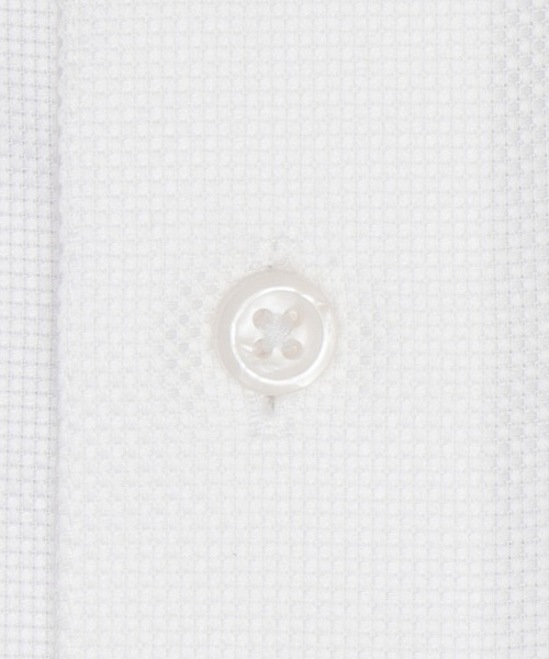 TOKYO SHIRTS（トウキョウシャツ）の「【超形態安定】【接触冷感】 形態安定ノンアイロン ホリゾンタルワイド 半袖ビジネスワイシャツ（ビジネスシャツ・メンズ・ホワイト・首回り37cm/首回り39cm/首回り41cm/首回り42cm/首回り43cm）」の4枚目の写真