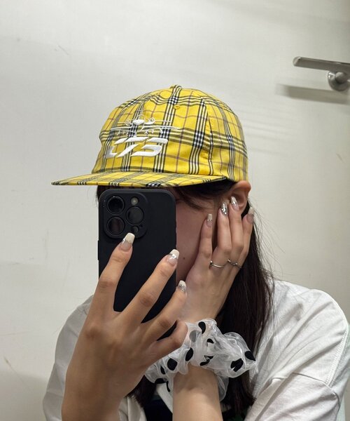 CIAOPANIC(チャオパニック)の「AIRロゴ5パネルキャップ(キャップ・レディース・イエロー/ブルー・ONE SIZE)」の7枚目の写真