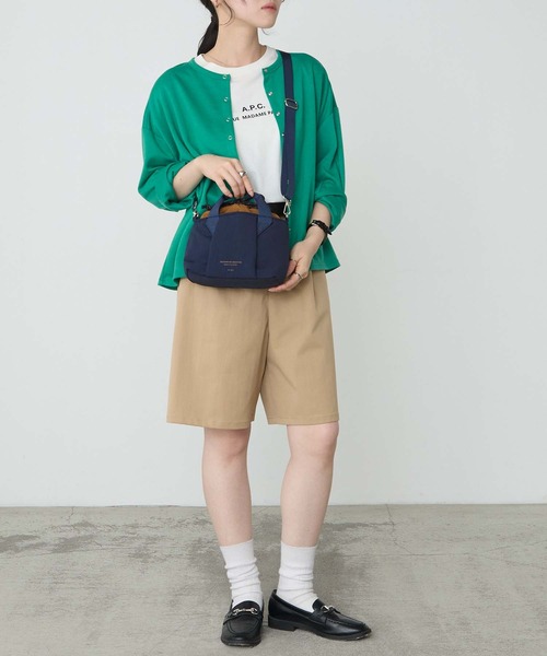 BONLECILL Marche(ボンルシールマルシェ)の「【BONLECILL Marche】2wayバイカラーミニトートバッグ/ショルダーバッグ(トートバッグ・レディース・ブラック/ブラウン/ネイビー・FREE)」の20枚目の写真