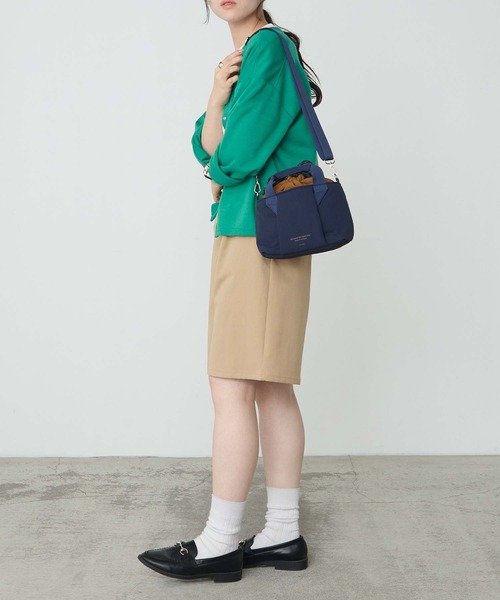 BONLECILL Marche(ボンルシールマルシェ)の「【BONLECILL Marche】2wayバイカラーミニトートバッグ/ショルダーバッグ(トートバッグ・レディース・ブラック/ブラウン/ネイビー・FREE)」の21枚目の写真