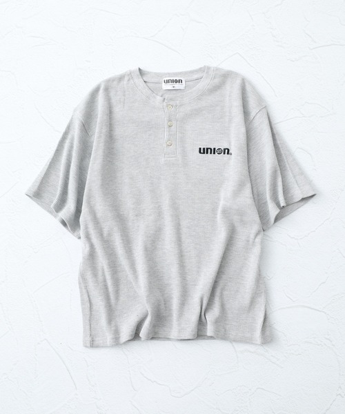 76（セブンティシックス）の「76Lubricants ワッフルヘンリーネックＴシャツ 半袖（Tシャツ/カットソー・メンズ・ブラック/グレー/オフホワイト・M/L）」の20枚目の写真