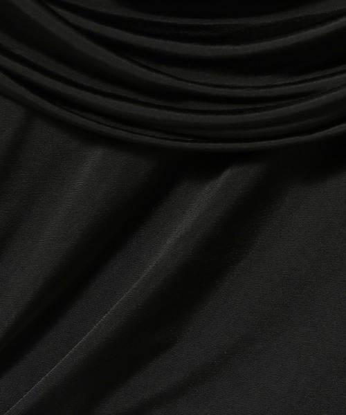ESTNATION(エストネーション)の「GOOD PEOPLE GOOD STITCHING GOOD PRODUCT for ESTNATION / オフショルダートップス(Tシャツ/カットソー・レディース・ブラック・FREE)」の2枚目の写真
