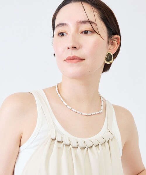 NOLLEY’S(ノーリーズ)の「ウォッシャブル襟三つ編みキャミワンピース(ワンピース・レディース・ベージュ/ブラック・38)」の16枚目の写真