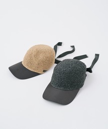 c/est（シーエ）の「【 c/est / シーエ 】 OSCAR / ラフィアキャップ　2622002　API（キャップ）」
