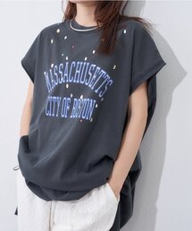etsinta | 【etsinta】ビジュー付カレッジノースリ(タンクトップ)