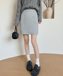 インナーパンツ付き シンプル ミニスカート culw934