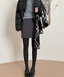 インナーパンツ付き シンプル ミニスカート culw934