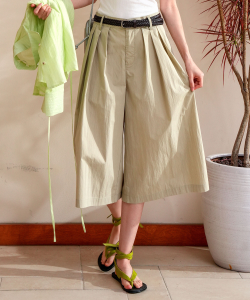 PIGMENT（ピグメント）の「スリータックバスラックパンツ (HLPT260308)（その他パンツ・レディース・ネイビー/ベージュ・SMALL/MEDIUM/LARGE）」の3枚目の写真