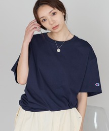yuue' ( wear )（ユーイ）の「【Champion/チャンピオン】Authentic T-SHIRTS オーバーサイズ ワンポイント刺繍 半袖Tシャツ ユニセックス（Tシャツ/カットソー）」