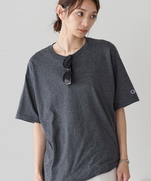 yuue' ( wear )（ユーイ）の「【Champion/チャンピオン】Authentic T-SHIRTS オーバーサイズ ワンポイント刺繍 半袖Tシャツ ユニセックス（Tシャツ/カットソー）」