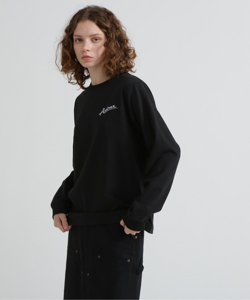 AVIREX(アヴィレックス)の「《WEB&DEPOT限定》MILITARY MOTIF LONG SLEEVE T-SHIRT(Tシャツ/カットソー・レディース・ライトグレー/ブラック/ホワイト・F)」の4枚目の写真