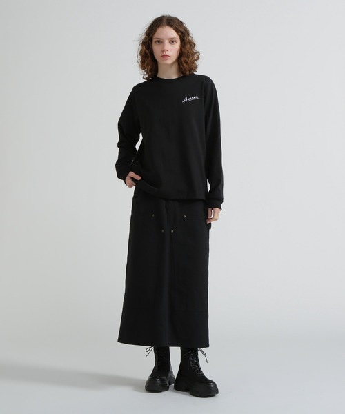 AVIREX(アヴィレックス)の「《WEB&DEPOT限定》MILITARY MOTIF LONG SLEEVE T-SHIRT(Tシャツ/カットソー・レディース・ライトグレー/ブラック/ホワイト・F)」の6枚目の写真