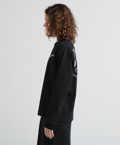 AVIREX(アヴィレックス)の「《WEB&DEPOT限定》MILITARY MOTIF LONG SLEEVE T-SHIRT(Tシャツ/カットソー・レディース・ライトグレー/ブラック/ホワイト・F)」の7枚目の写真