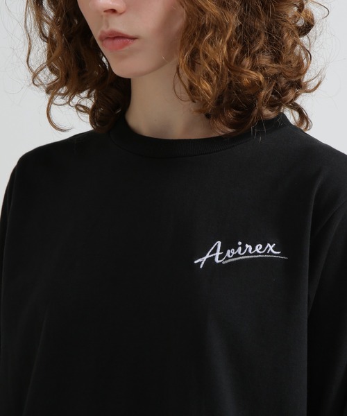 AVIREX(アヴィレックス)の「《WEB&DEPOT限定》MILITARY MOTIF LONG SLEEVE T-SHIRT(Tシャツ/カットソー・レディース・ライトグレー/ブラック/ホワイト・F)」の10枚目の写真