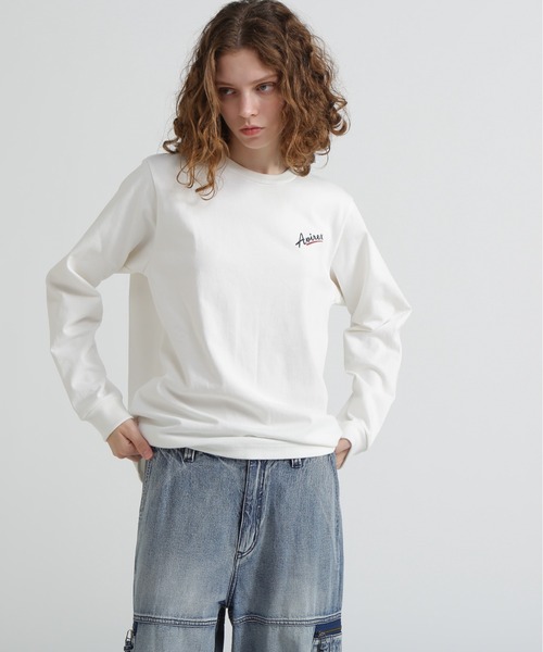 AVIREX(アヴィレックス)の「《WEB&DEPOT限定》MILITARY MOTIF LONG SLEEVE T-SHIRT(Tシャツ/カットソー・レディース・ライトグレー/ブラック/ホワイト・F)」の13枚目の写真
