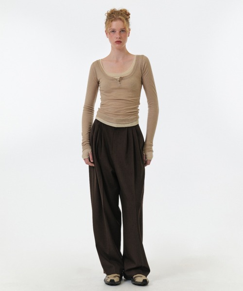 GRVRGROVE(グローブ)の「25FW ADEN PANTS(その他パンツ・レディース・カーキ/ブラウン/ブラック・SMALL/MEDIUM)」の1枚目の写真