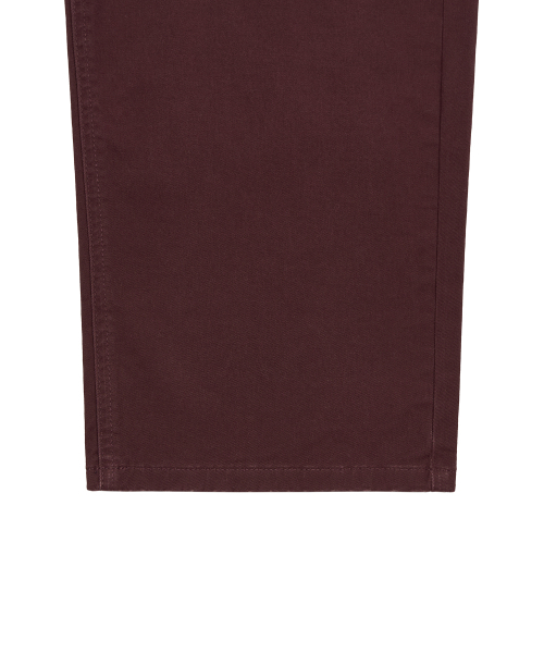 PEPLEE(ペプリー)の「Curved Wide Cotton Pants (Burgundy)(その他パンツ・レディース・その他・SMALL/MEDIUM)」の5枚目の写真