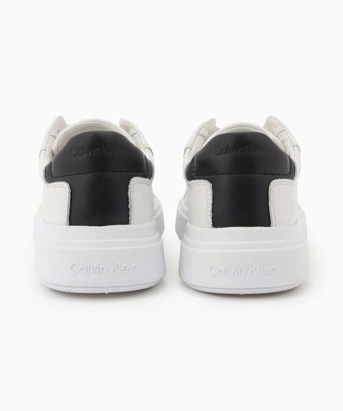 Calvin Klein(カルバン・クライン)の「ロートップレースアップスニーカー(スニーカー・メンズ・アイボリー系・41/40/42)」の3枚目の写真