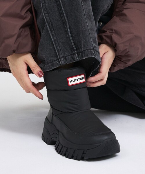 HUNTER/ハンター】INTREPID WANDERER SNOW BOOTショート スノー ブーツ