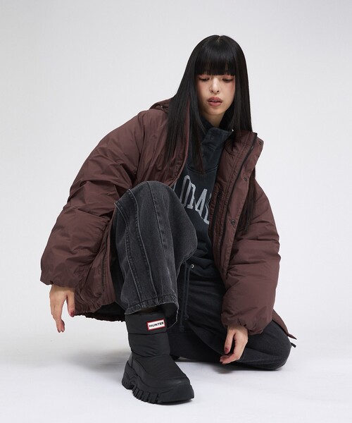 HUNTER(ハンター)の「【HUNTER/ハンター】INTREPID WANDERER SNOW BOOTショート スノー ブーツ(ブーツ・レディース・ブラック・22/25/24/23)」の3枚目の写真
