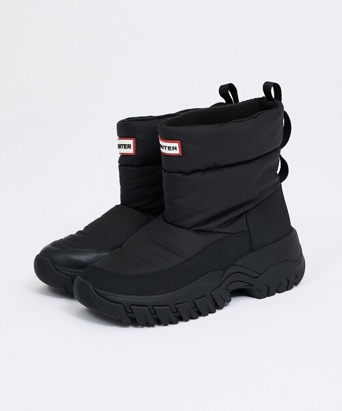 HUNTER(ハンター)の「【HUNTER/ハンター】INTREPID WANDERER SNOW BOOTショート スノー ブーツ(ブーツ・レディース・ブラック・22/25/24/23)」の4枚目の写真