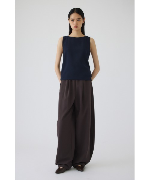 RIM.ARK（リムアーク）の「Georgette sleeveless tops(ジョーゼットスリーブレストップス)（タンクトップ・レディース・カーキ/ネイビー/ブラック・36/38）」の3枚目の写真