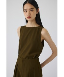 RIM.ARK | Georgette sleeveless tops(ジョーゼットスリーブレストップス)(タンクトップ)