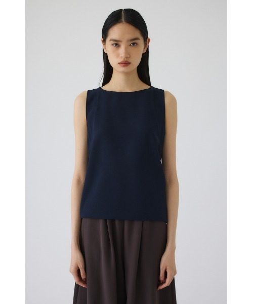 RIM.ARK（リムアーク）の「Georgette sleeveless tops(ジョーゼットスリーブレストップス)（タンクトップ・レディース・カーキ/ネイビー/ブラック・36/38）」の19枚目の写真