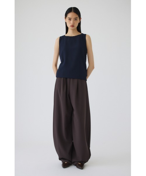 RIM.ARK（リムアーク）の「Georgette sleeveless tops(ジョーゼットスリーブレストップス)（タンクトップ・レディース・カーキ/ネイビー/ブラック・36/38）」の17枚目の写真