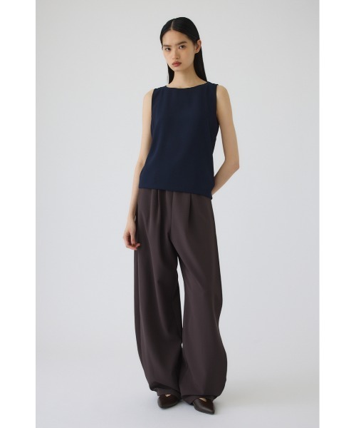 RIM.ARK（リムアーク）の「Georgette sleeveless tops(ジョーゼットスリーブレストップス)（タンクトップ・レディース・カーキ/ネイビー/ブラック・36/38）」の16枚目の写真