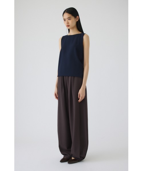 RIM.ARK（リムアーク）の「Georgette sleeveless tops(ジョーゼットスリーブレストップス)（タンクトップ・レディース・カーキ/ネイビー/ブラック・36/38）」の14枚目の写真