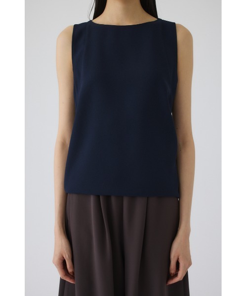 RIM.ARK（リムアーク）の「Georgette sleeveless tops(ジョーゼットスリーブレストップス)（タンクトップ・レディース・カーキ/ネイビー/ブラック・36/38）」の8枚目の写真