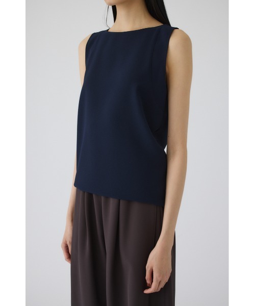 RIM.ARK（リムアーク）の「Georgette sleeveless tops(ジョーゼットスリーブレストップス)（タンクトップ・レディース・カーキ/ネイビー/ブラック・36/38）」の7枚目の写真
