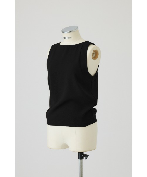 RIM.ARK（リムアーク）の「Georgette sleeveless tops(ジョーゼットスリーブレストップス)（タンクトップ・レディース・カーキ/ネイビー/ブラック・36/38）」の6枚目の写真