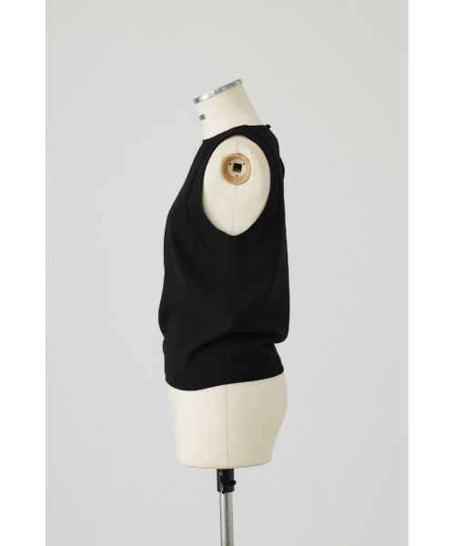 RIM.ARK（リムアーク）の「Georgette sleeveless tops(ジョーゼットスリーブレストップス)（タンクトップ・レディース・カーキ/ネイビー/ブラック・36/38）」の5枚目の写真