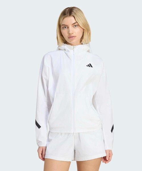 adidas(アディダス)の「アディダス Z.N.E. ウーブン トラックトップ / ジャージ / トラックジャケット / アディダス adidas(ジャージ・レディース・ホワイト・MEDIUM/X-LARGE/SMALL/XX-LARGE/LARGE)」の1枚目の写真