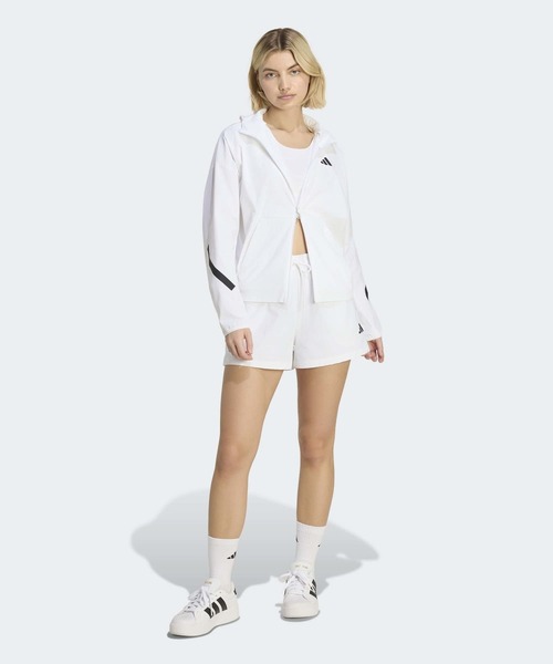 adidas(アディダス)の「アディダス Z.N.E. ウーブン トラックトップ / ジャージ / トラックジャケット / アディダス adidas(ジャージ・レディース・ホワイト・MEDIUM/X-LARGE/SMALL/XX-LARGE/LARGE)」の5枚目の写真