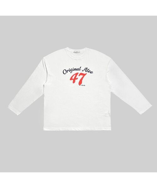 AENE(エイネ)の「オリジナルロングスリーブTシャツ(ミント)(Tシャツ/カットソー・レディース・ミント/ホワイト・FREE)」の2枚目の写真