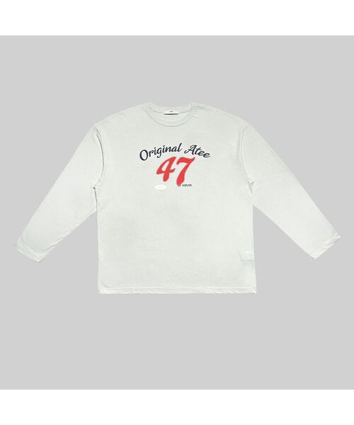 AENE(エイネ)の「オリジナルロングスリーブTシャツ(ミント)(Tシャツ/カットソー・レディース・ミント/ホワイト・FREE)」の1枚目の写真