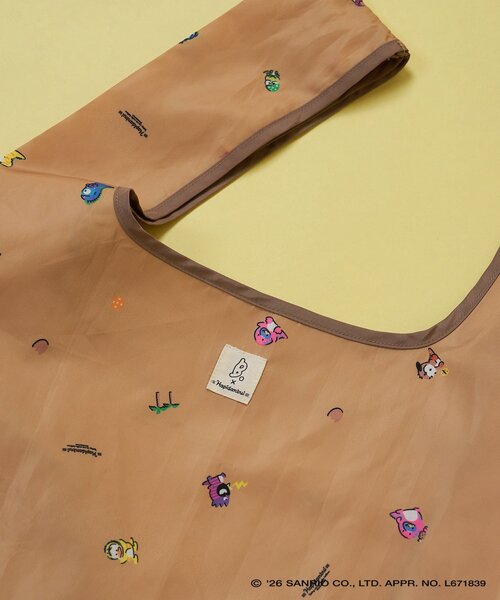 Kastane(カスタネ)の「【B Kastane× はぴだんぶい】パッカブルBAG(エコバッグ/サブバッグ・レディース・ブラウン・FREE)」の2枚目の写真