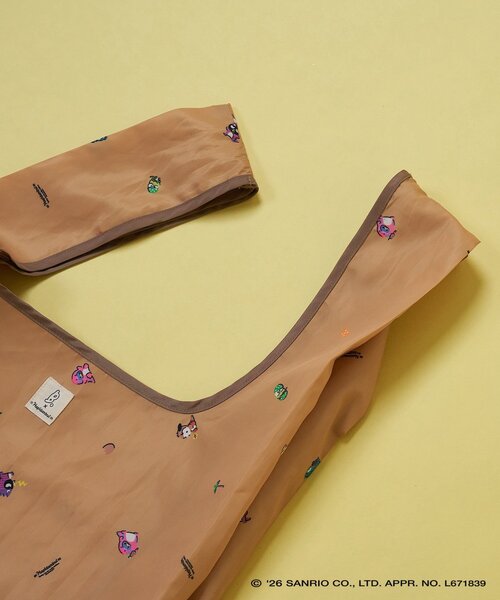 Kastane(カスタネ)の「【B Kastane× はぴだんぶい】パッカブルBAG(エコバッグ/サブバッグ・レディース・ブラウン・FREE)」の3枚目の写真