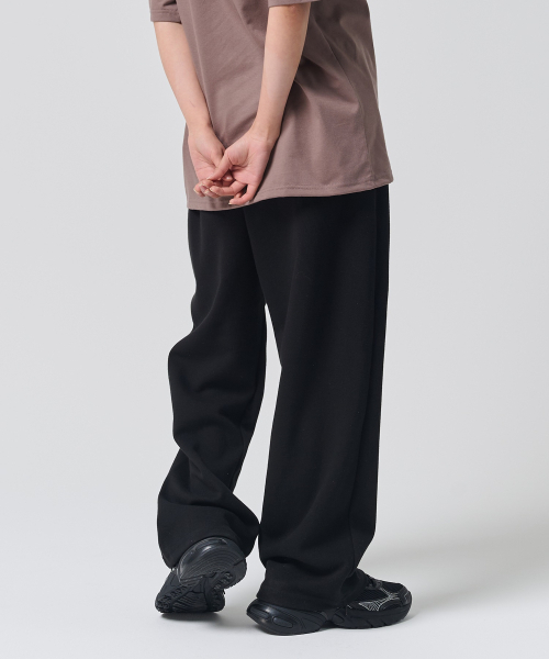 OUNDERR（オアンダーアール）の「REVERSE サークルロゴワイドパンツ (ブラック)（スウェットパンツ・レディース・その他・MEDIUM/LARGE）」の5枚目の写真